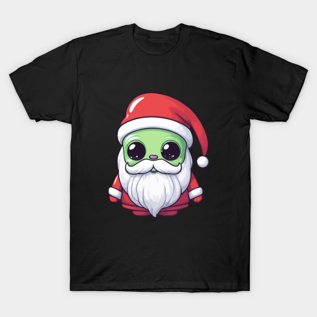 Alien Santa T-Shirt by Rishirt